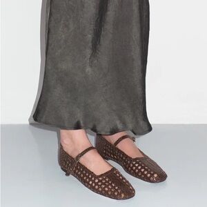 Miista Yeida Chocolate Brown Ballerinas
